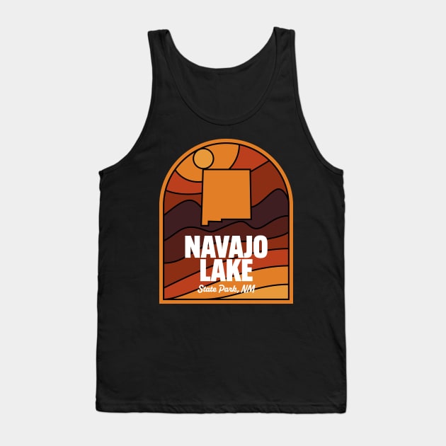 Navajo Lake State Park New Mexico Tank Top by HalpinDesign